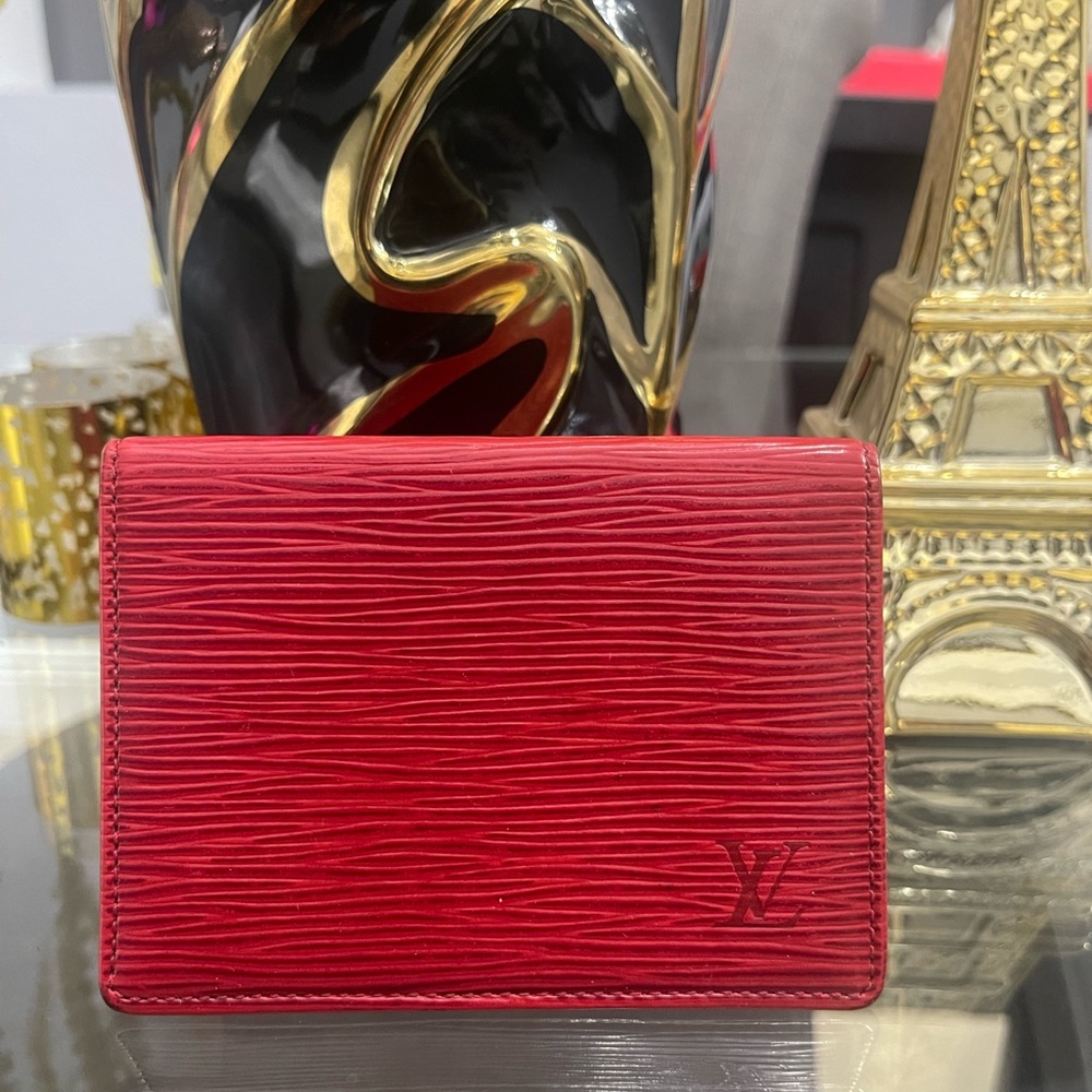 Louis Vuitton Epi Red Wallet